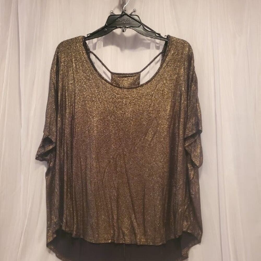 Juicy Couture Sparkle Gold Shirt XL